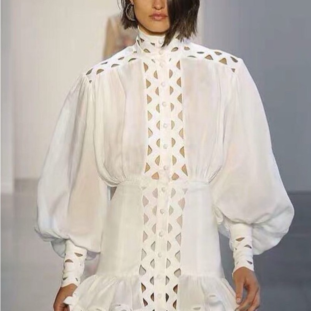 Zimmermann The Ninety-Six Wave Short Dress from Spring 19